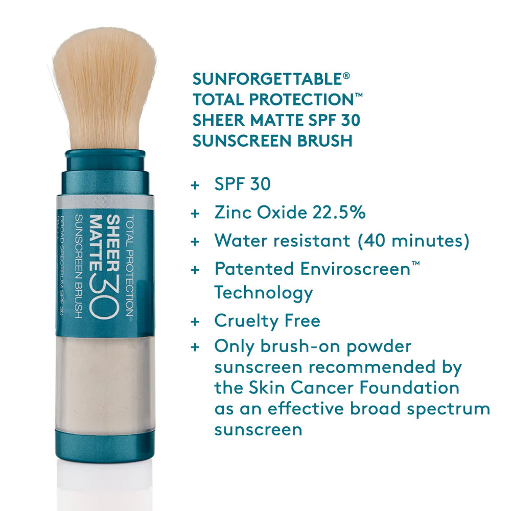 Sunforgettable Enviroscreen Protection Sheer Matte SPF 30 Sunscreen Brush-On